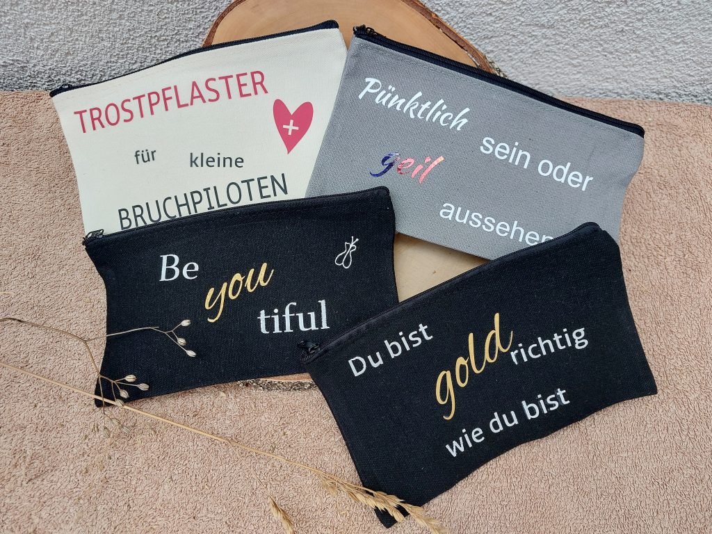 Kosmetiktasche aus Stoff