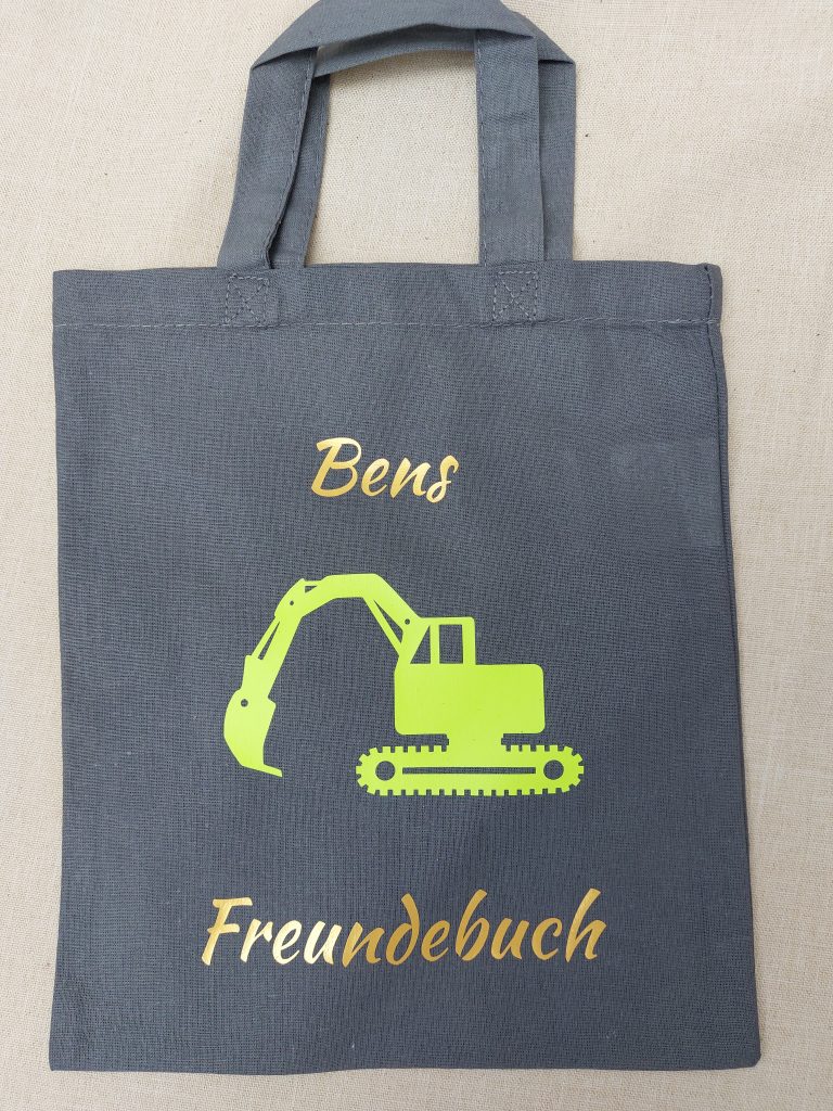 Baumwolltasche klein Apothekertasche Freundebuch